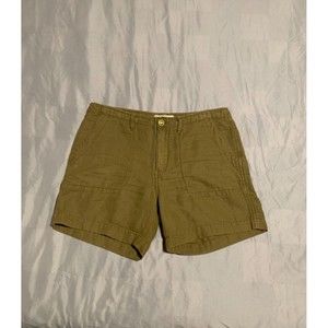 Free People Olive High Waist Shorts